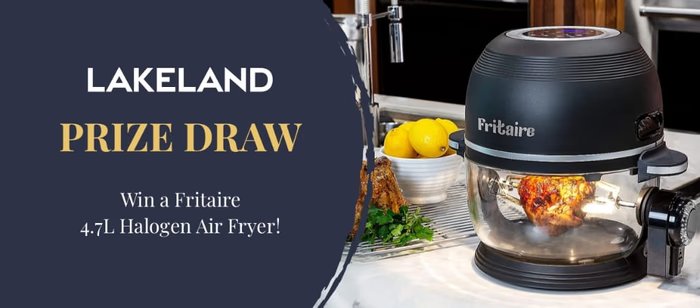 Image for Win a Fritaire 4.7L Halogen Air Fryer!
