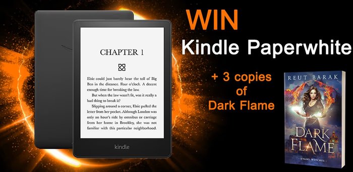 Image for Win a Kindle Paperwhite! plus 3 Ebook Copies of Dark Flame
